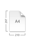 A4(210x297mm)